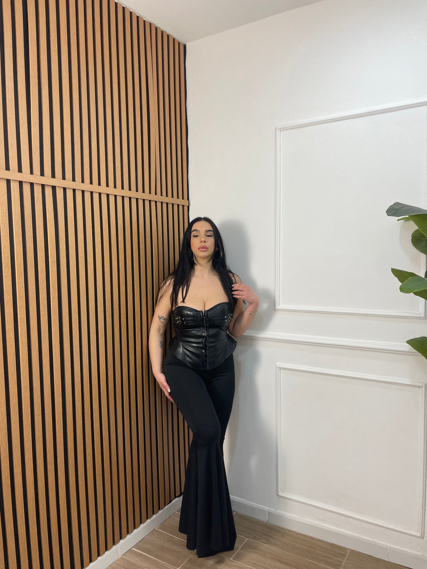 Pantalone modellante maxi zampa