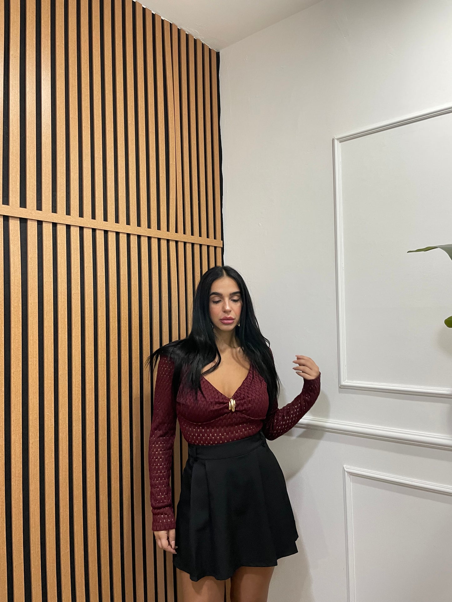 Body traforo dettagli gold