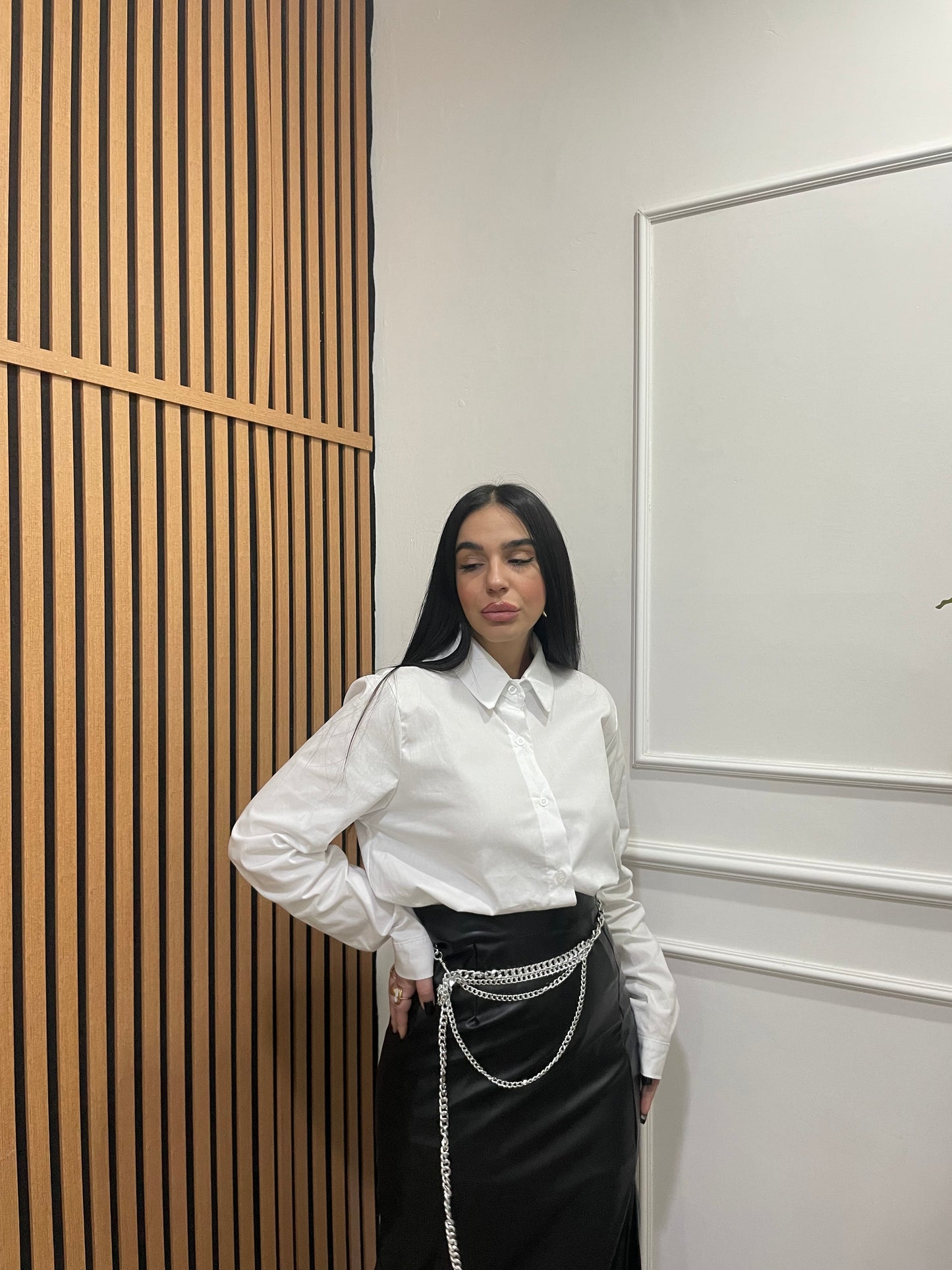 Camicia oversize cotone