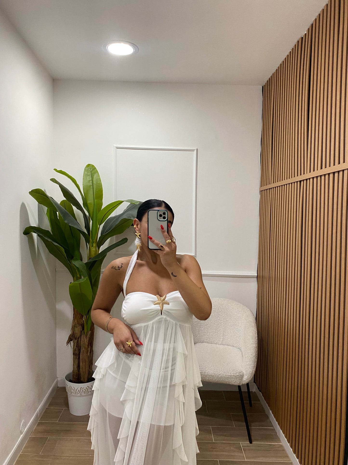 Abito balze stella marina