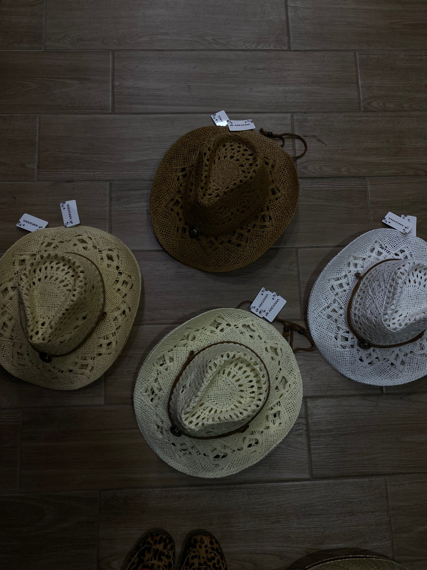 Cappello cowboy traforo rigido