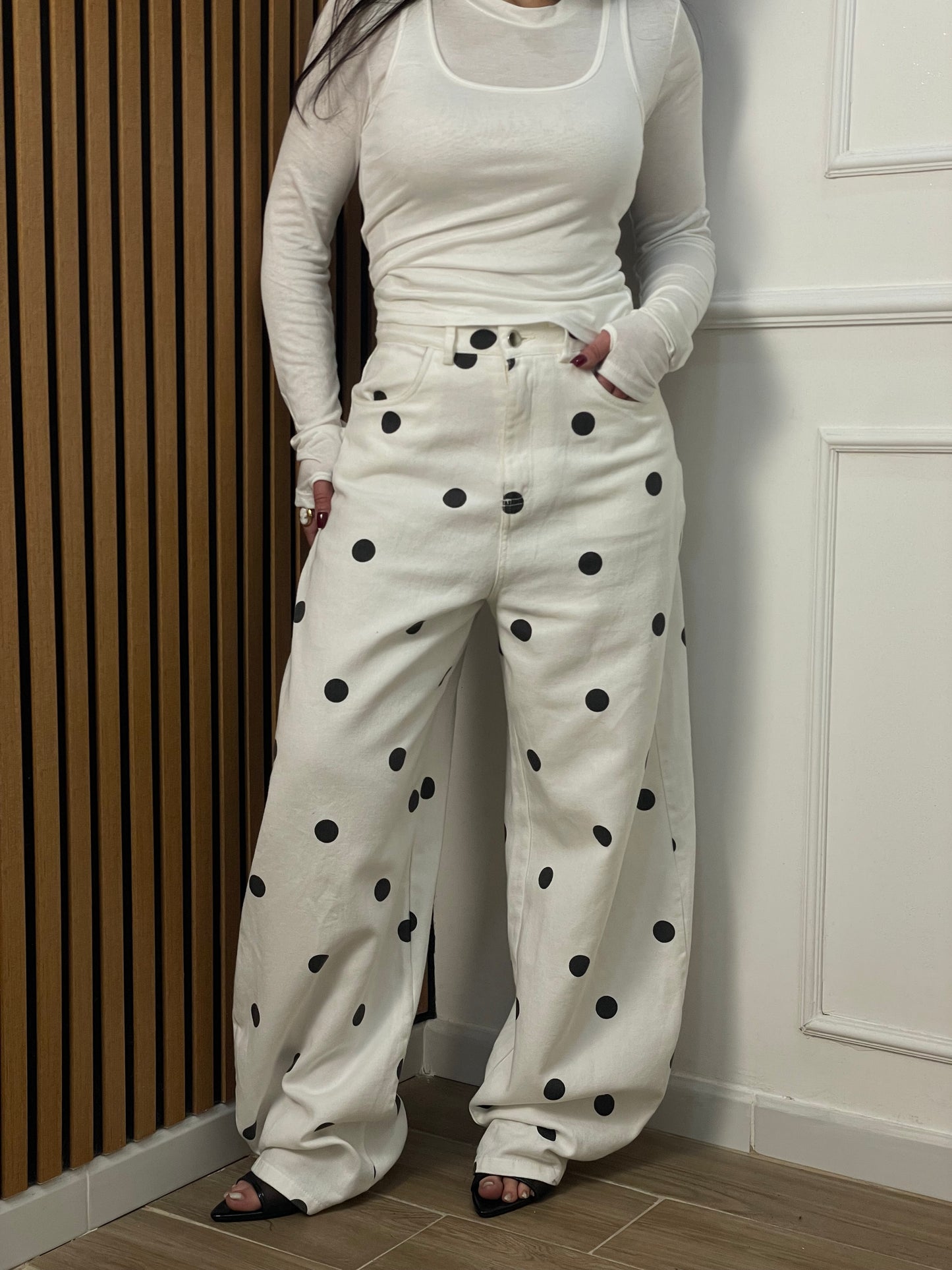 Jeans balloon pois