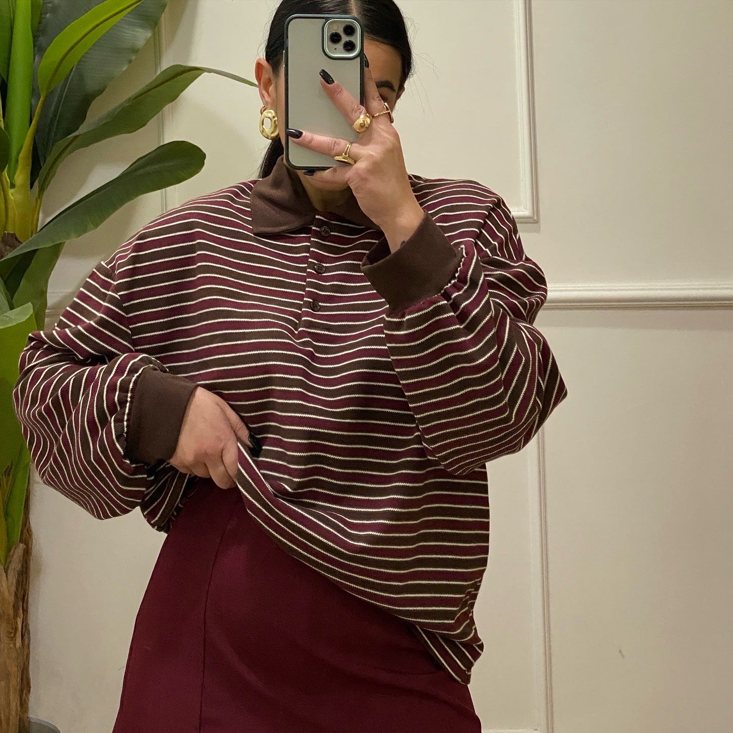 Polo nido d’ape righe