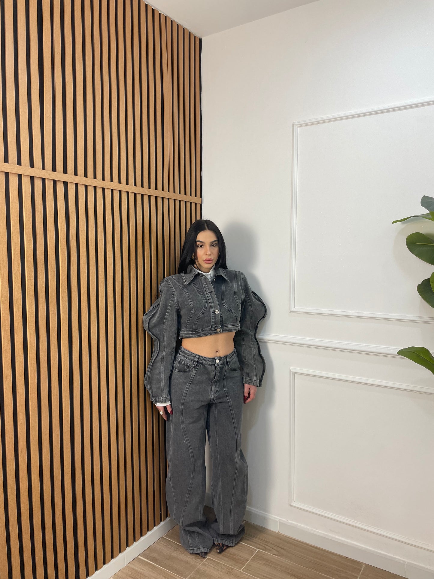 Coordinato denim super