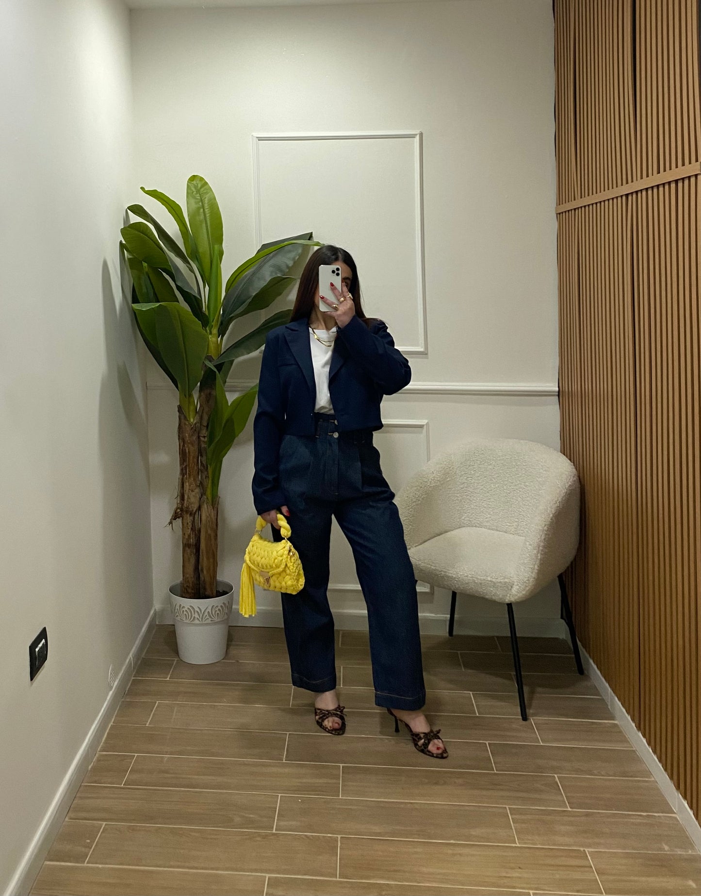 giacca crop foderata