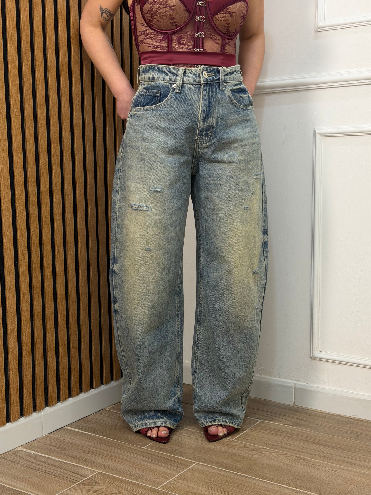 Jeans fall in love