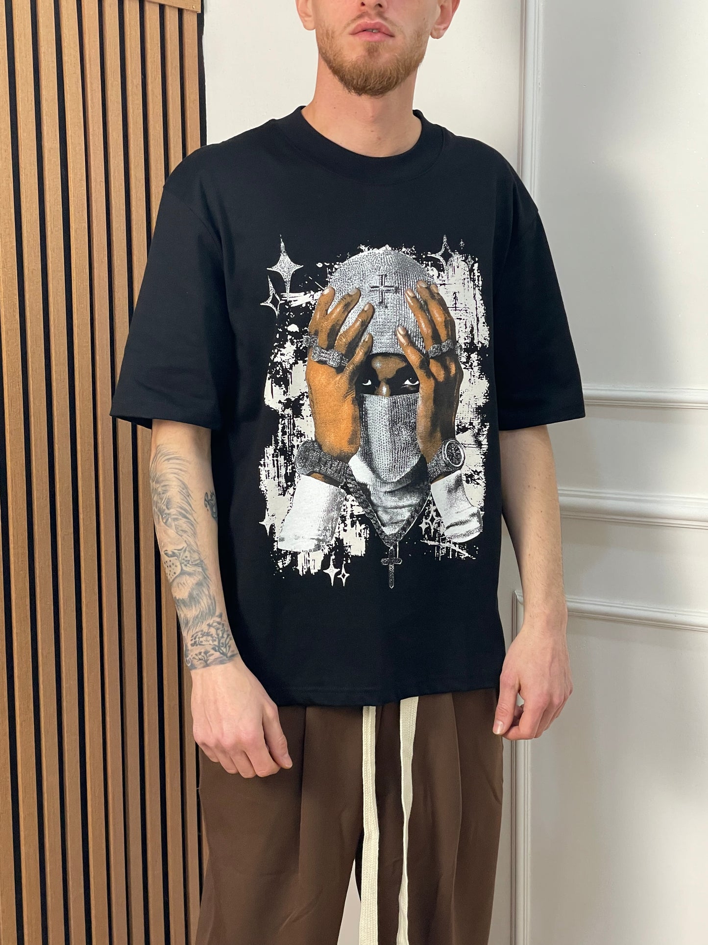 t-shirt black mood