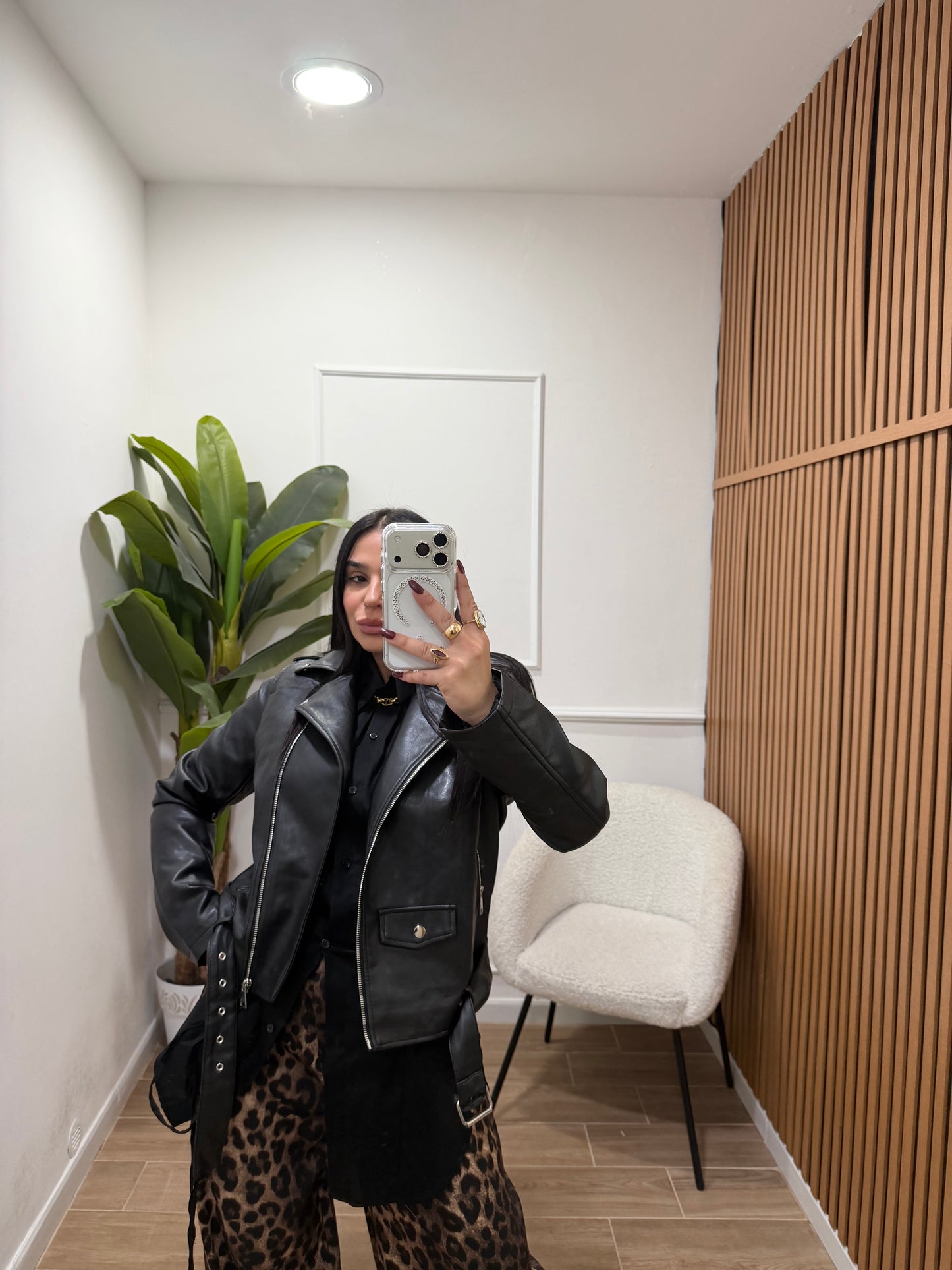 chiodo ecopelle basic