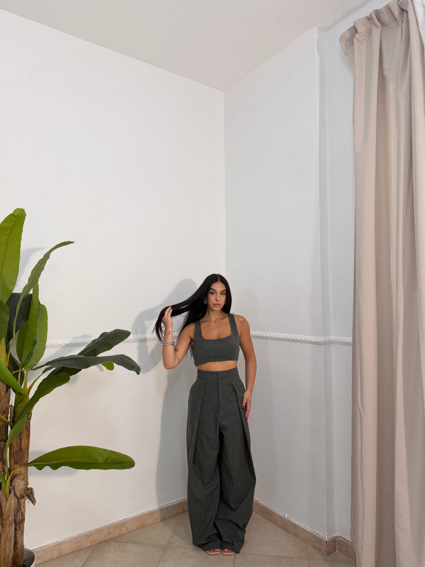 Coordinato Justwest quadretti