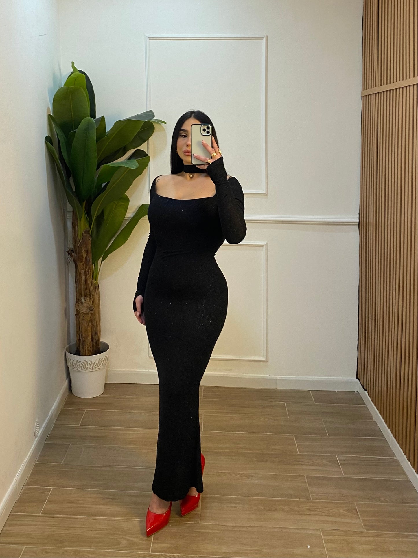 Abito CHOKER lurex