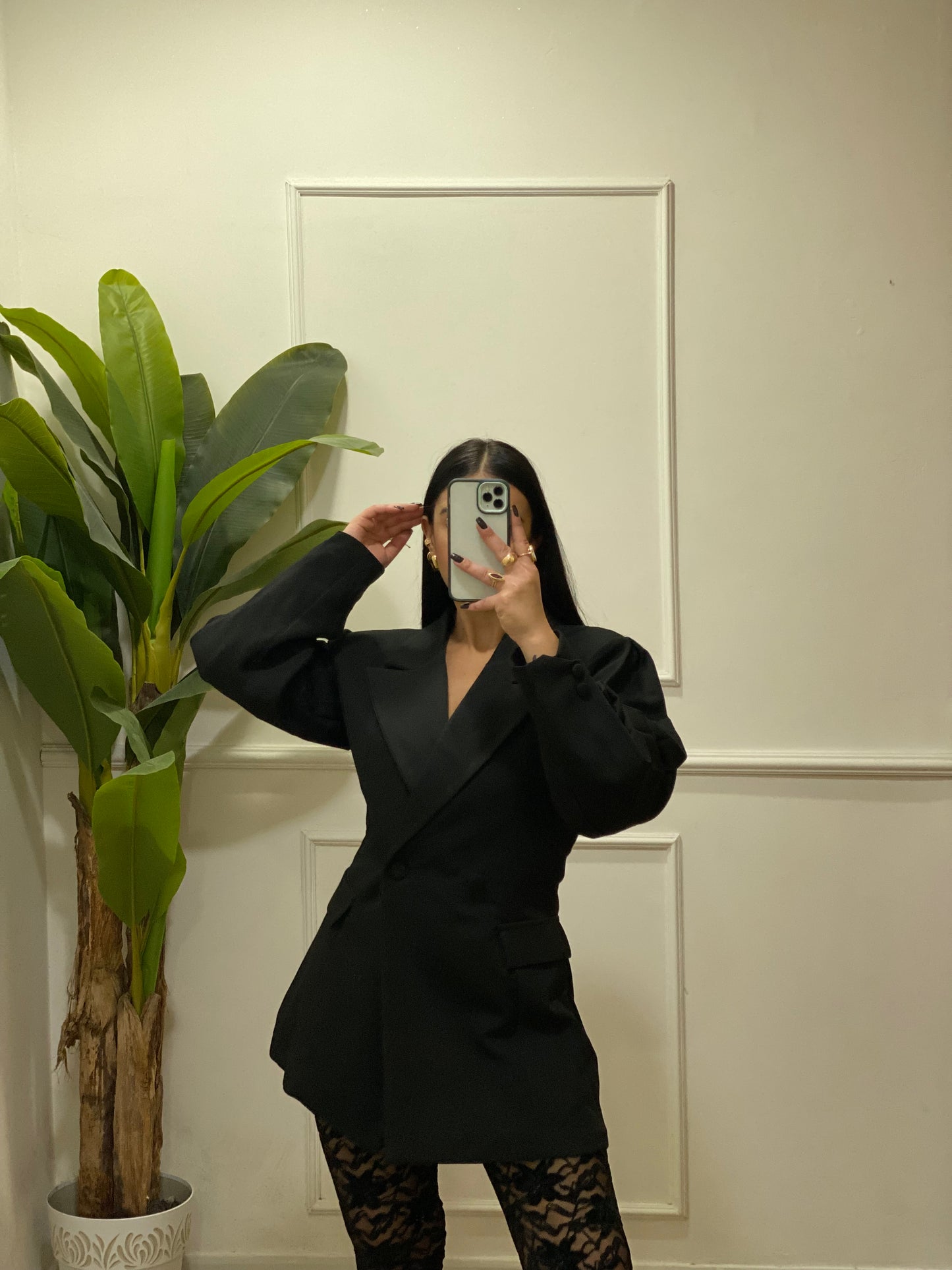 Blazer doppio petto sfiancato