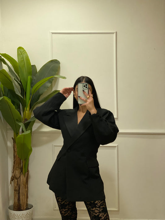 Blazer doppio petto sfiancato