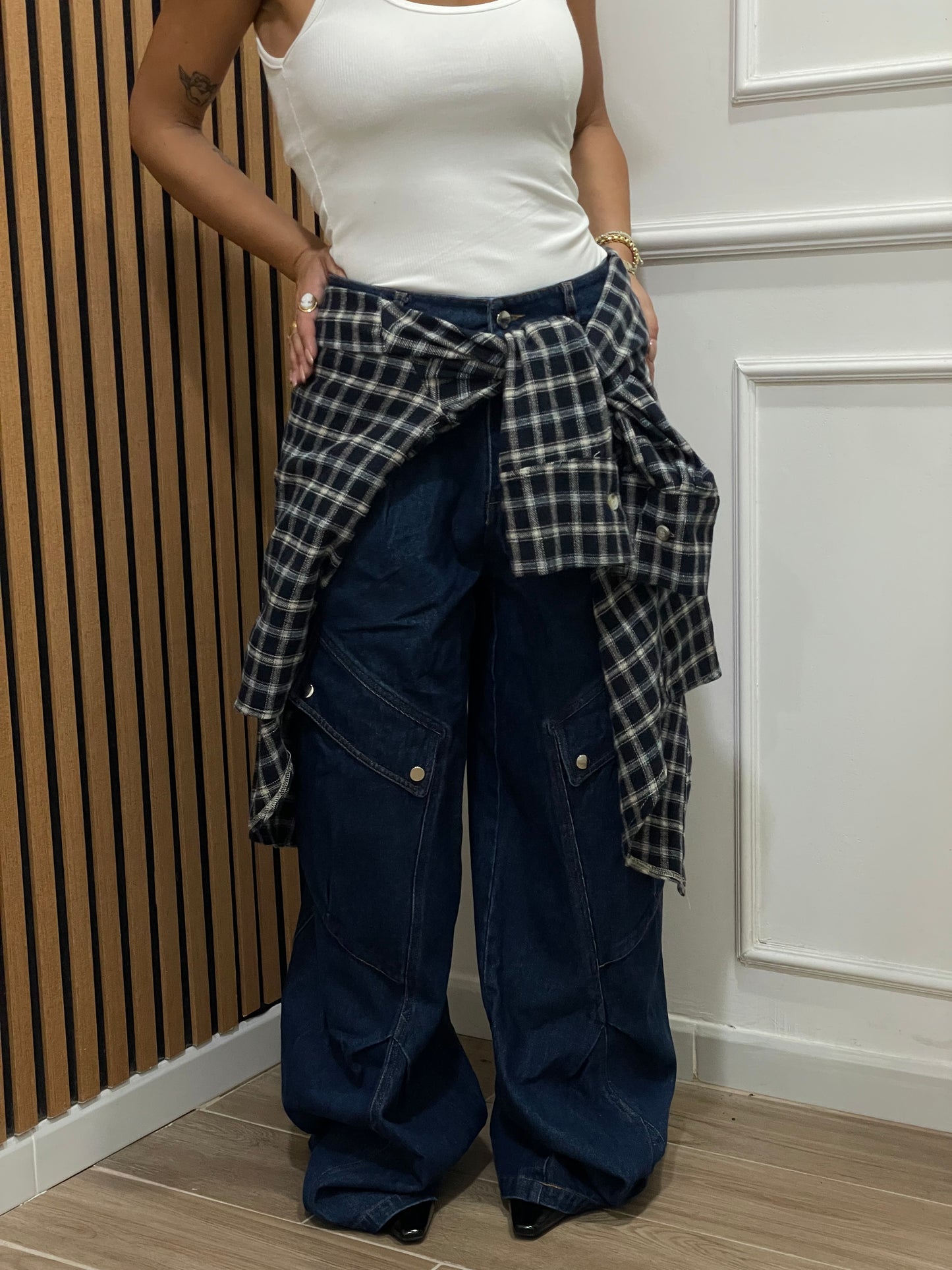 Jeans balloon tasche