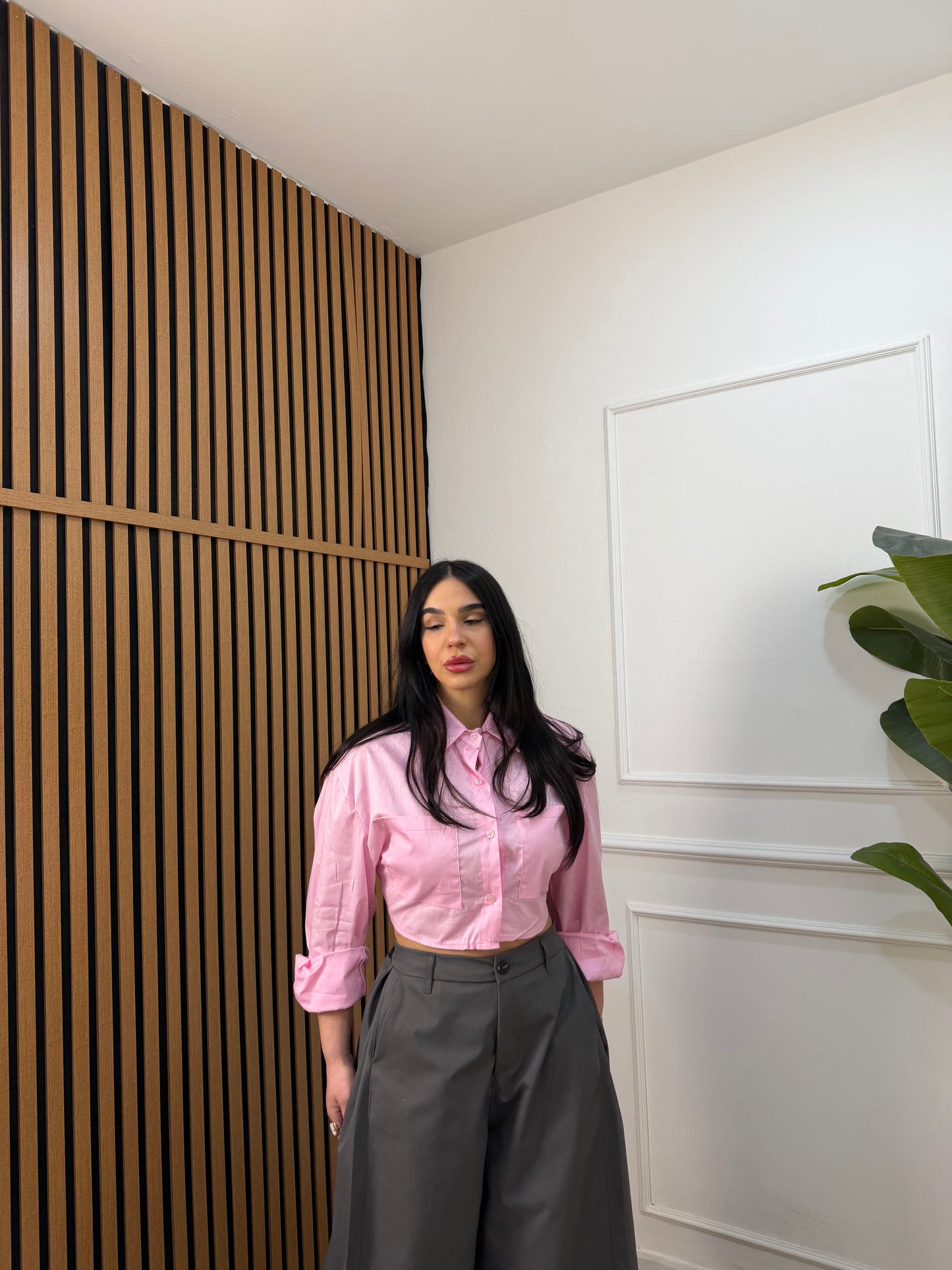 Camicia crop Simo