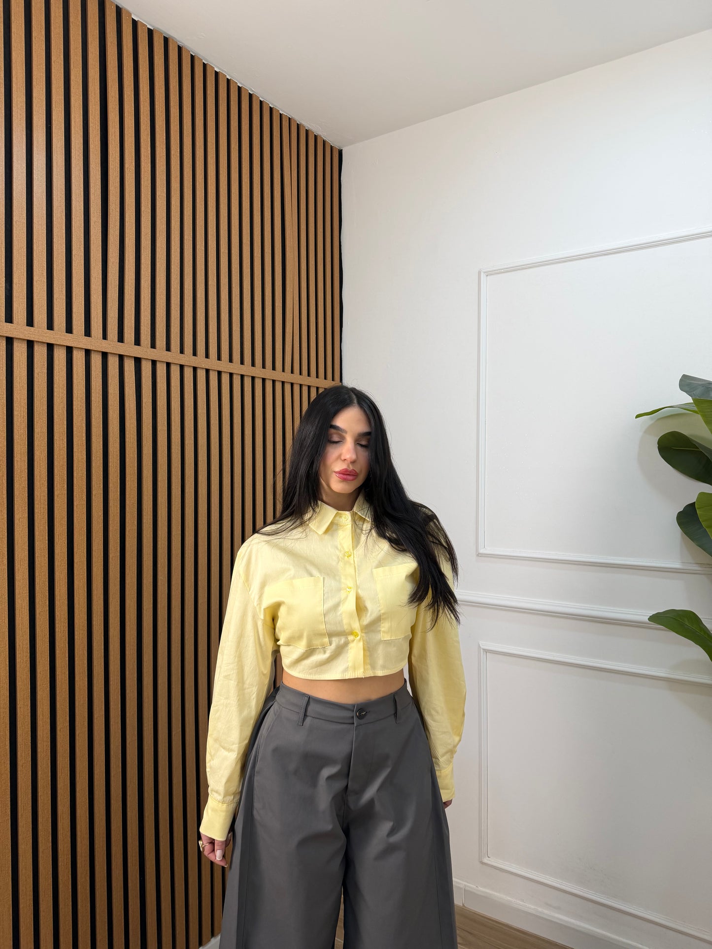 Camicia crop Simo