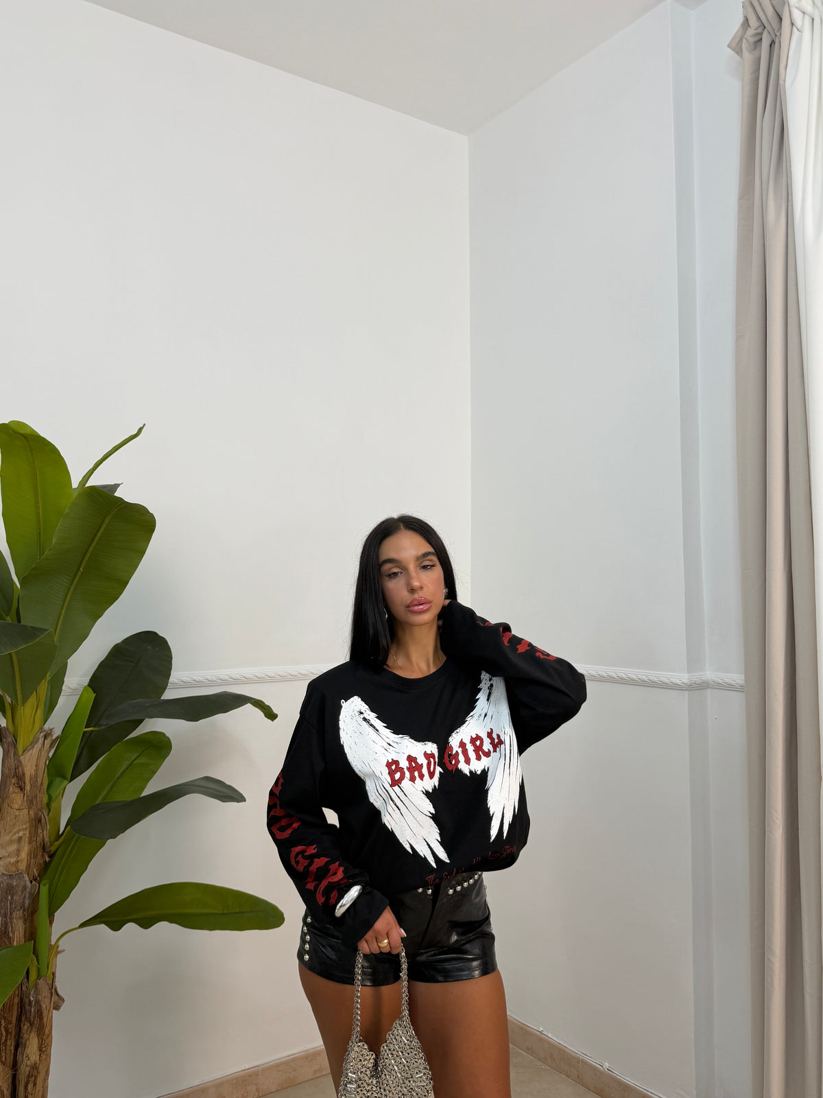 T-shirt oversize bad girl