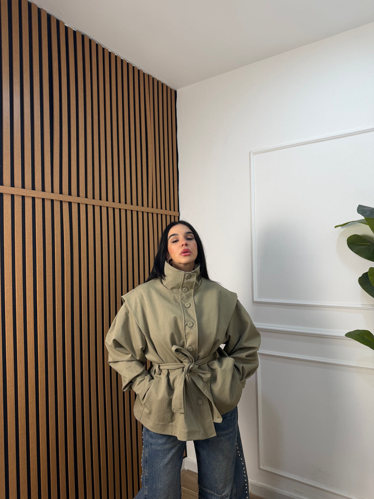 Trench collo alto