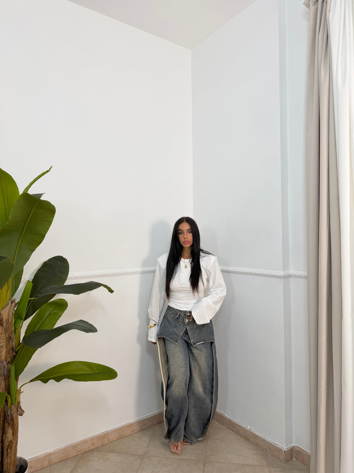 Jeans balloon double