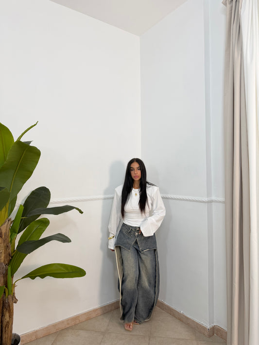 Jeans balloon double
