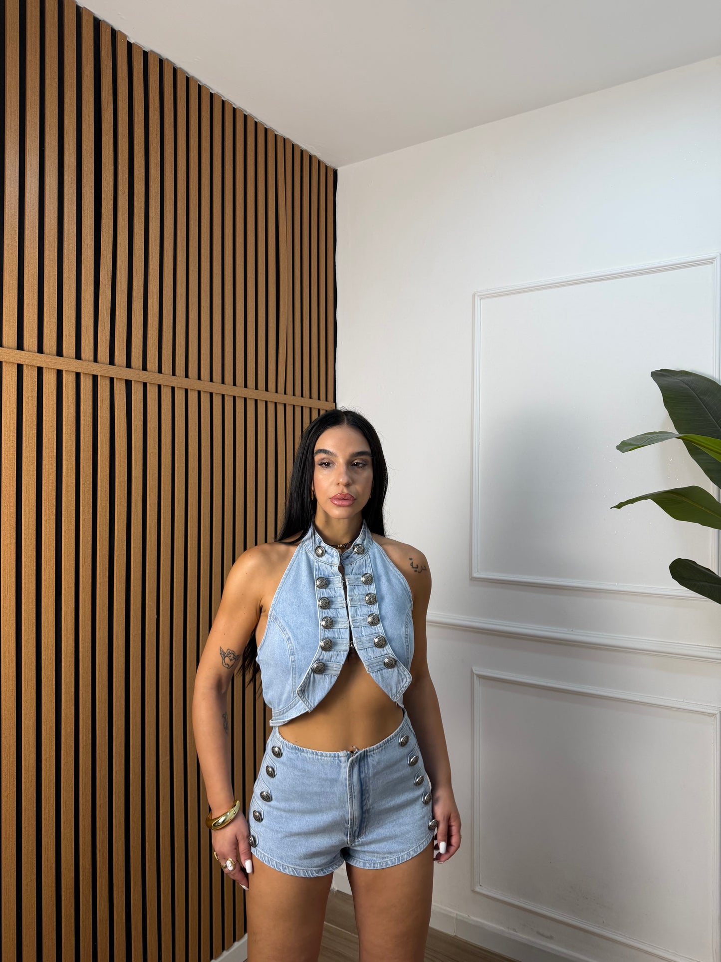 Coordinato Napoleon denim