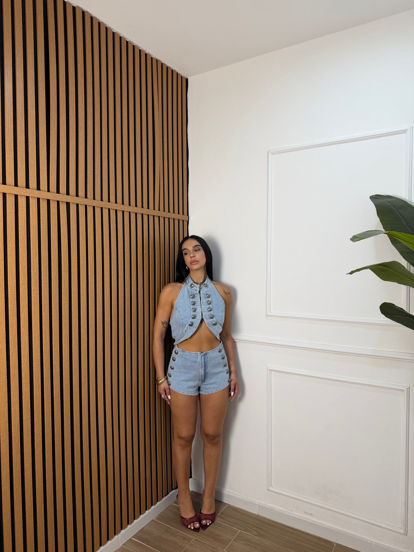 Coordinato Napoleon denim