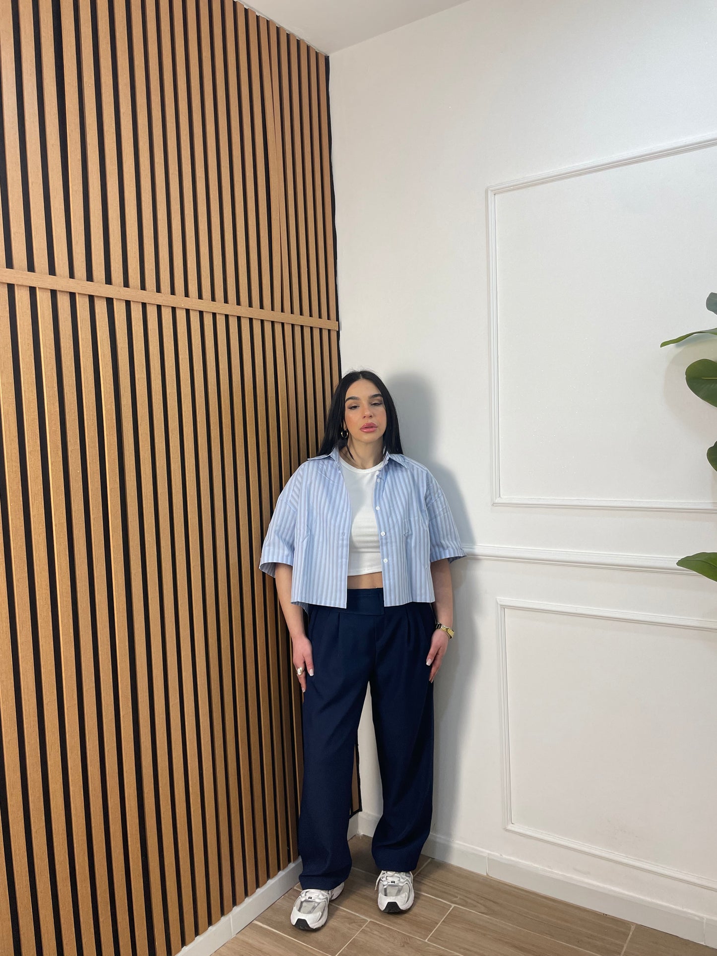 Pantalone bottoncini laterale
