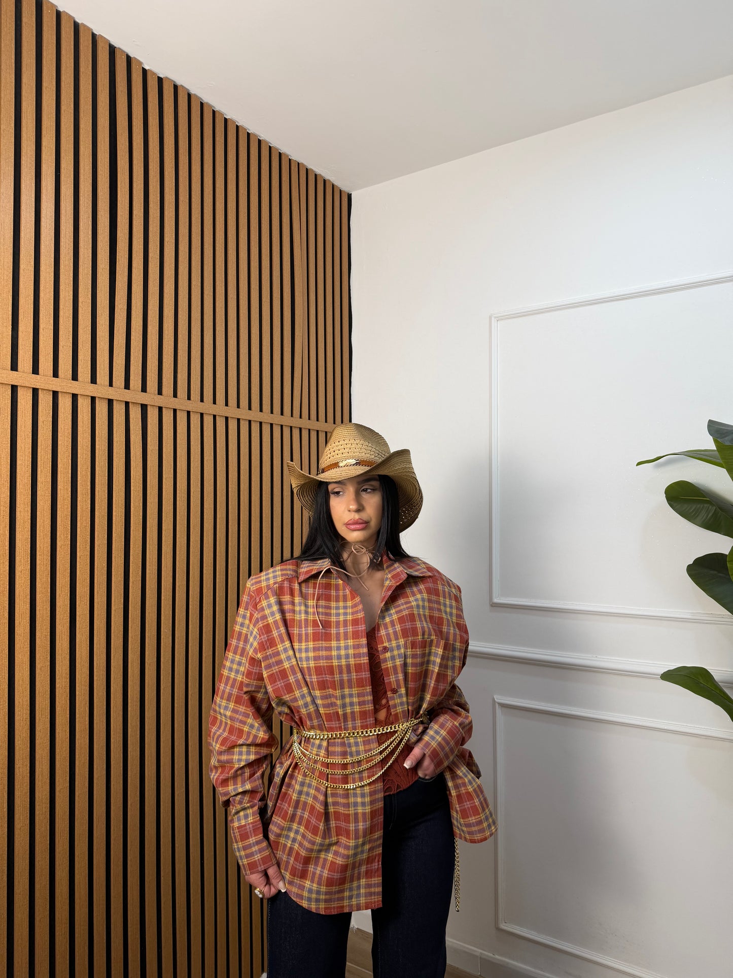 Cappello cowboy piuma