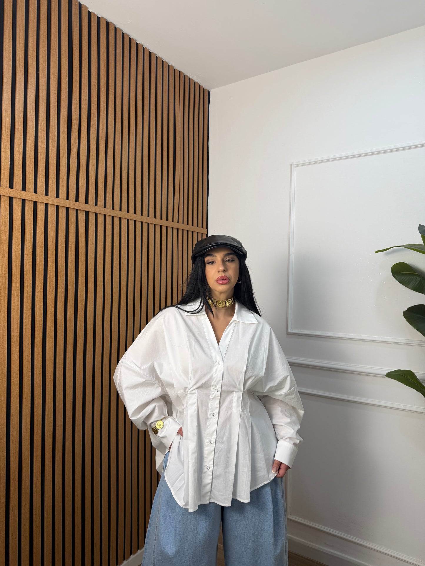 Camicia Amalia pence Bianca