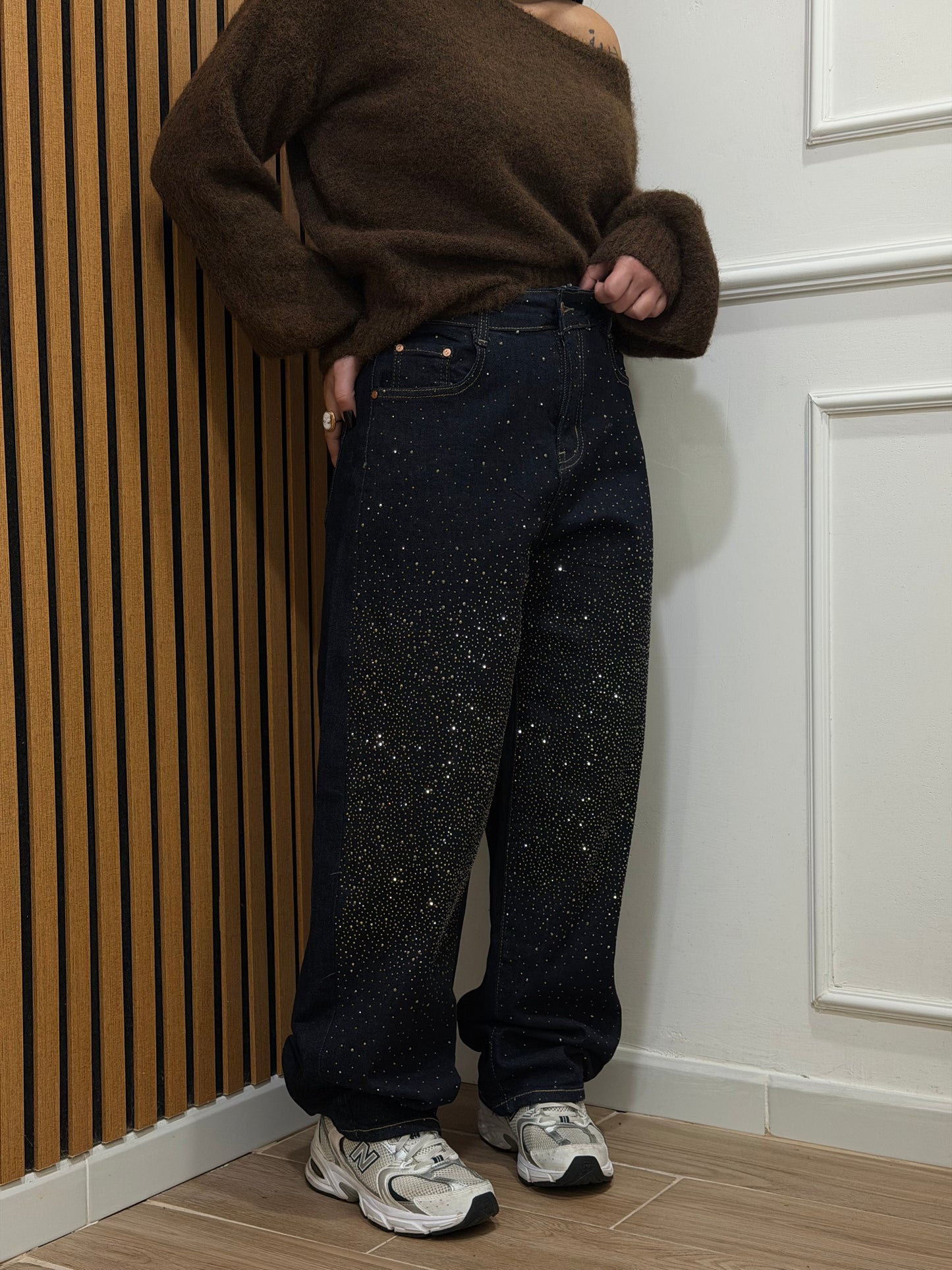 Jeans balloon swarovski