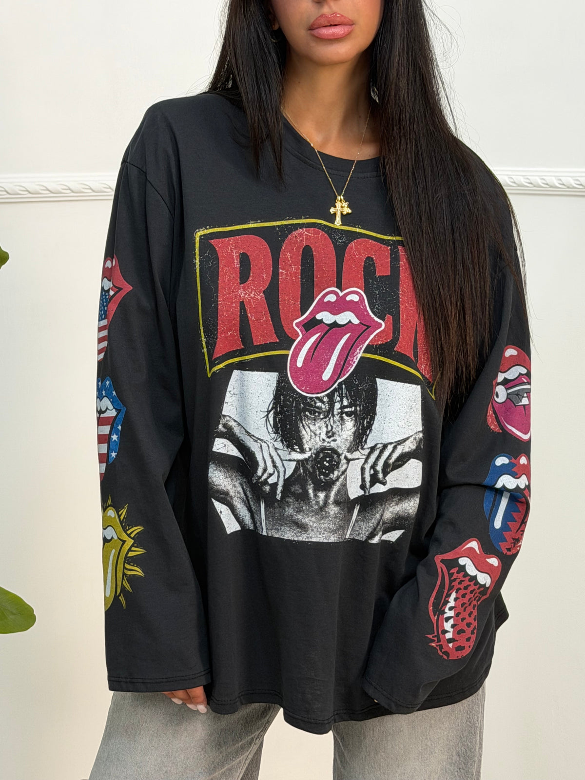 T-shirt oversize rock