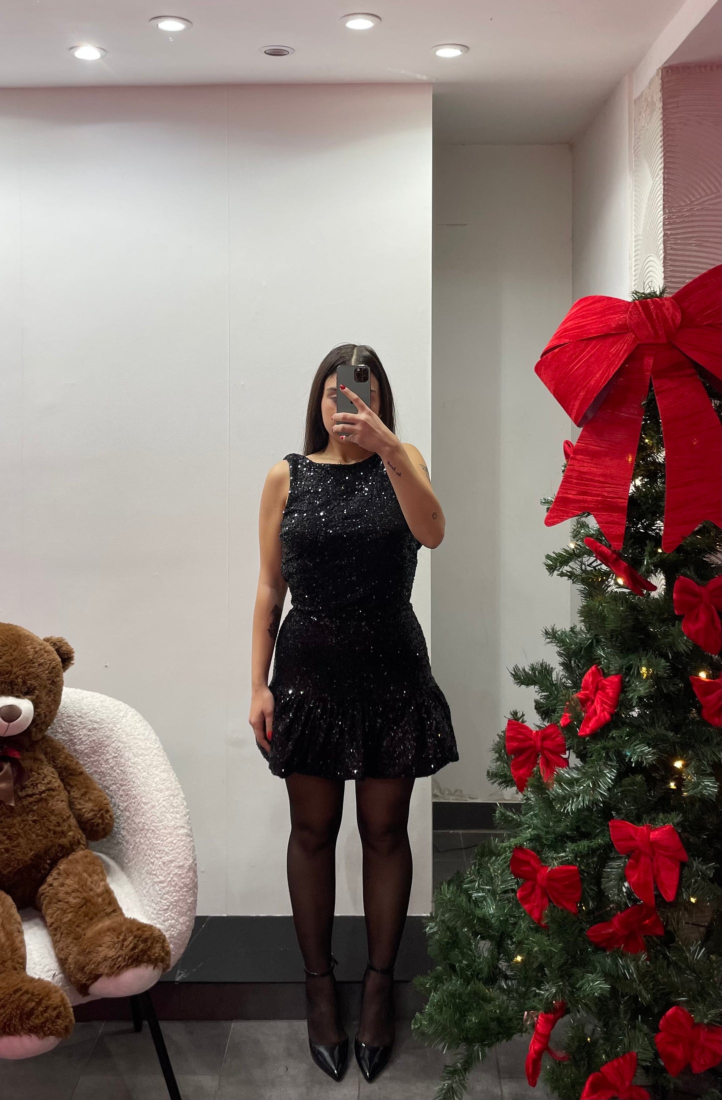 Tubino paillettes ballon