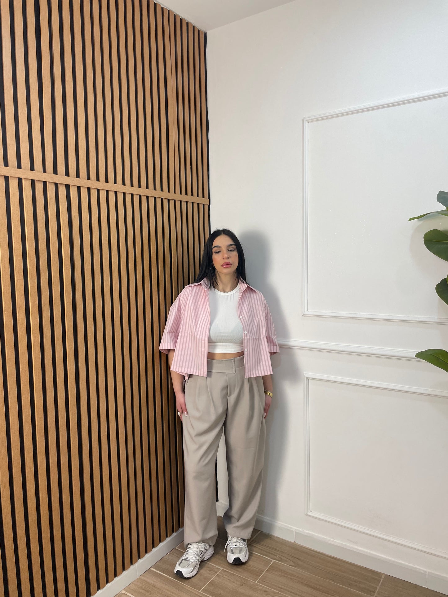Pantalone bottoncini laterale