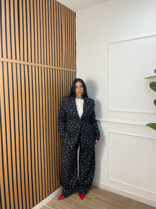 Pantalone balloon pois