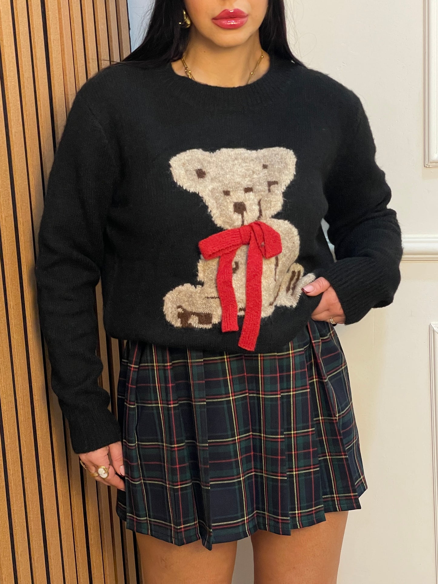 Gonna plisset tartan