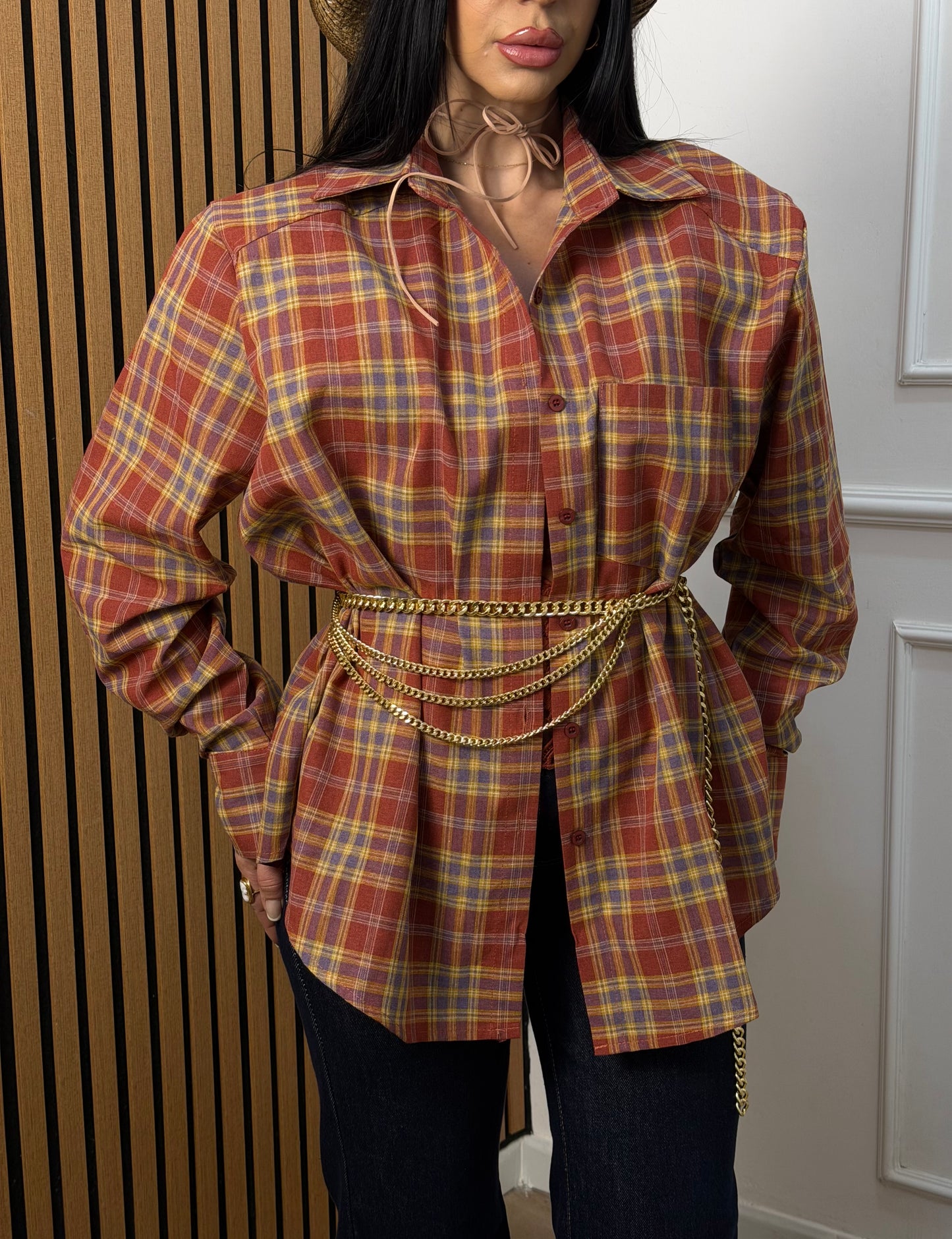 Camicia quadri simba