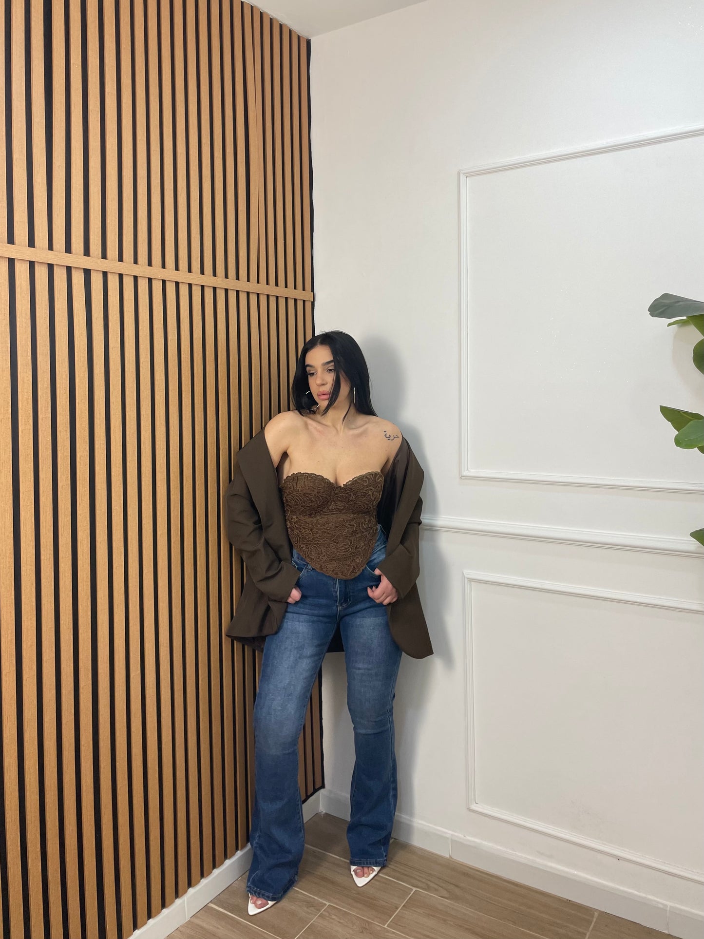 Jeans blu zampa