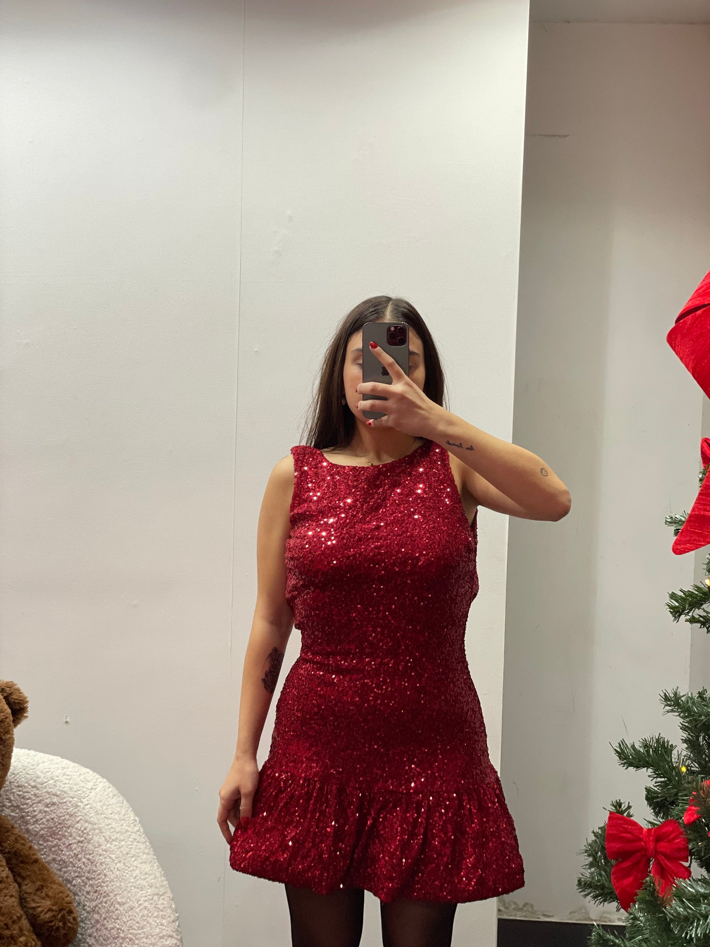 Tubino paillettes ballon