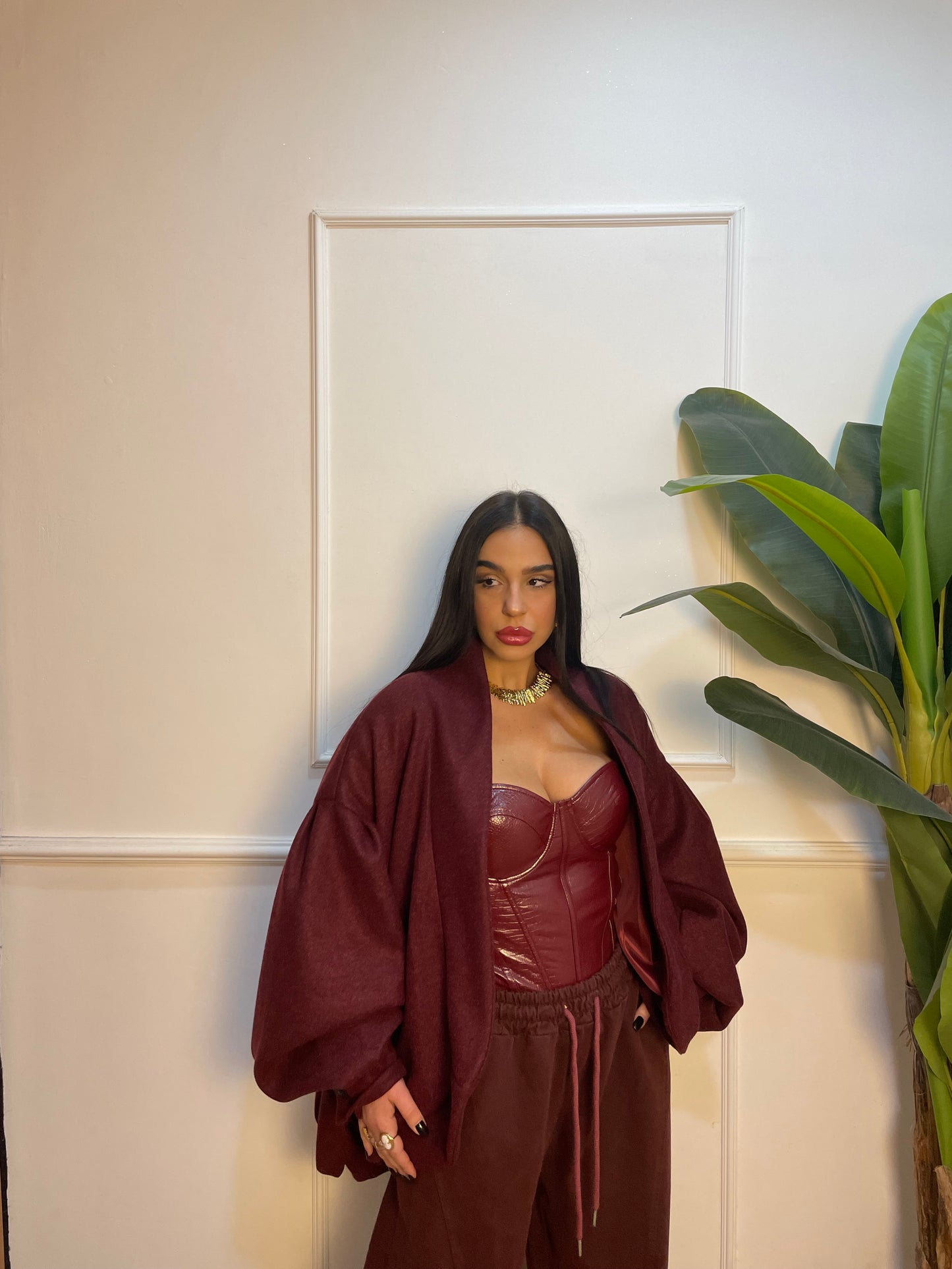 Corpetto ecopelle pitone