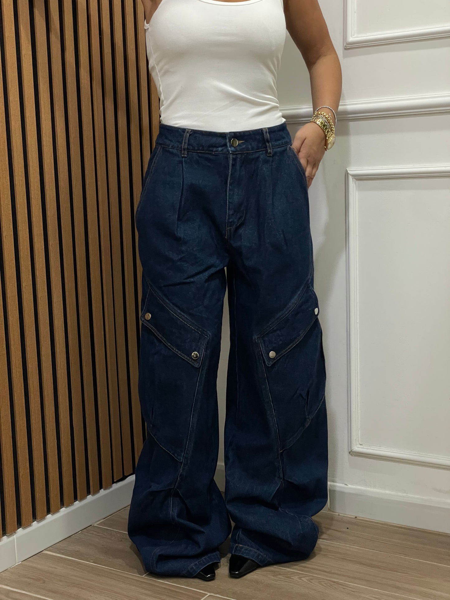 Jeans balloon tasche