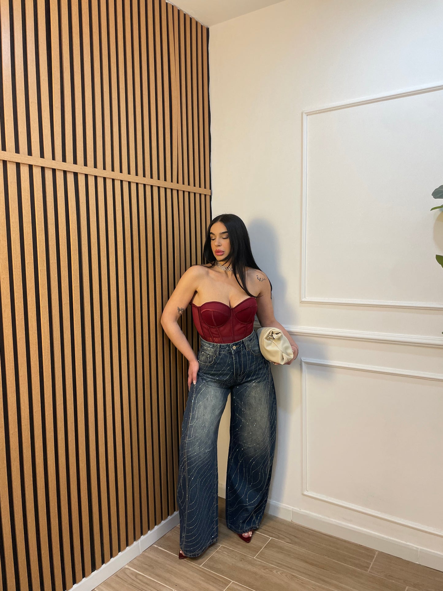 Jeans onde Swarovski