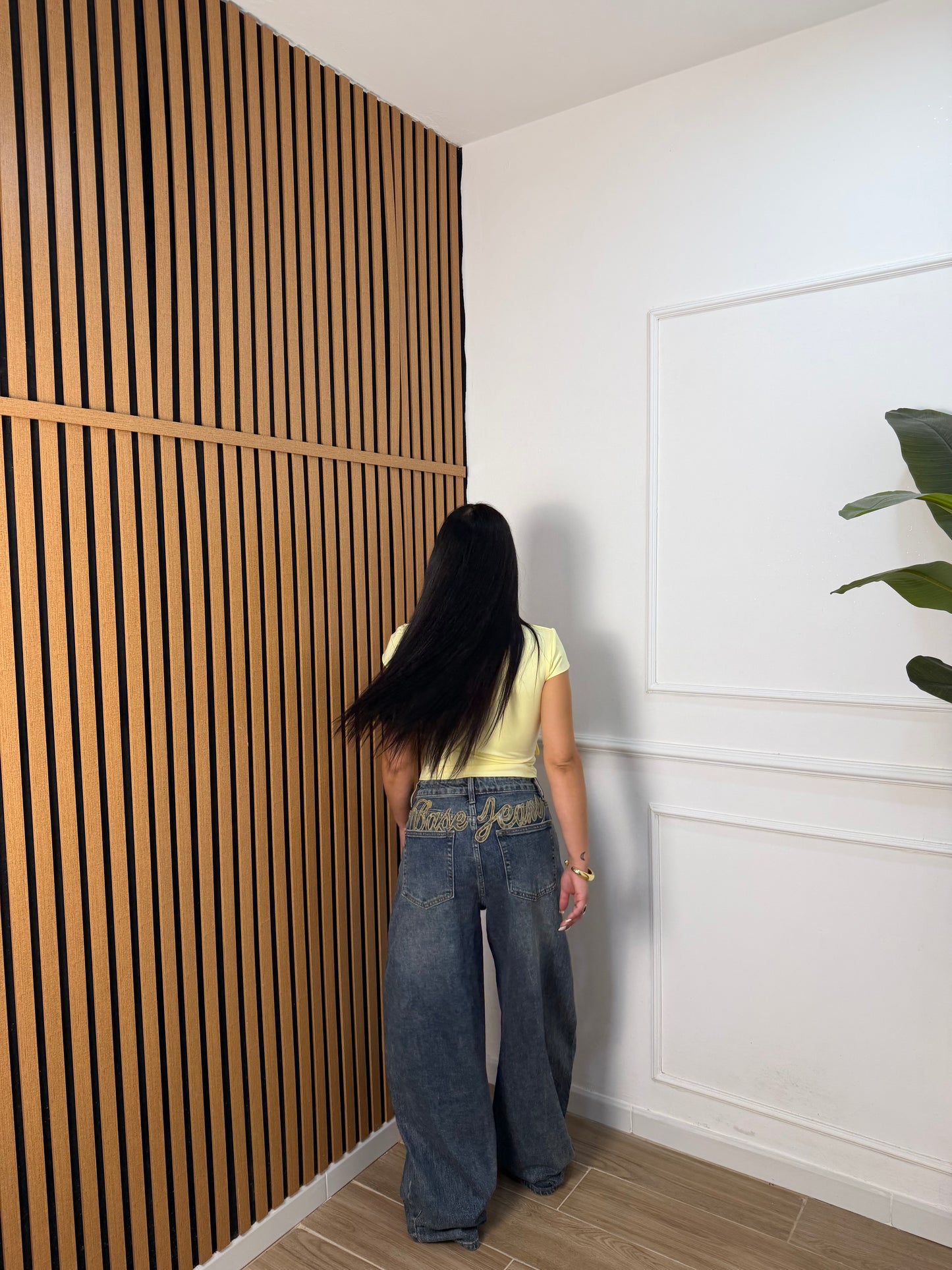 Jeans balloon scritta