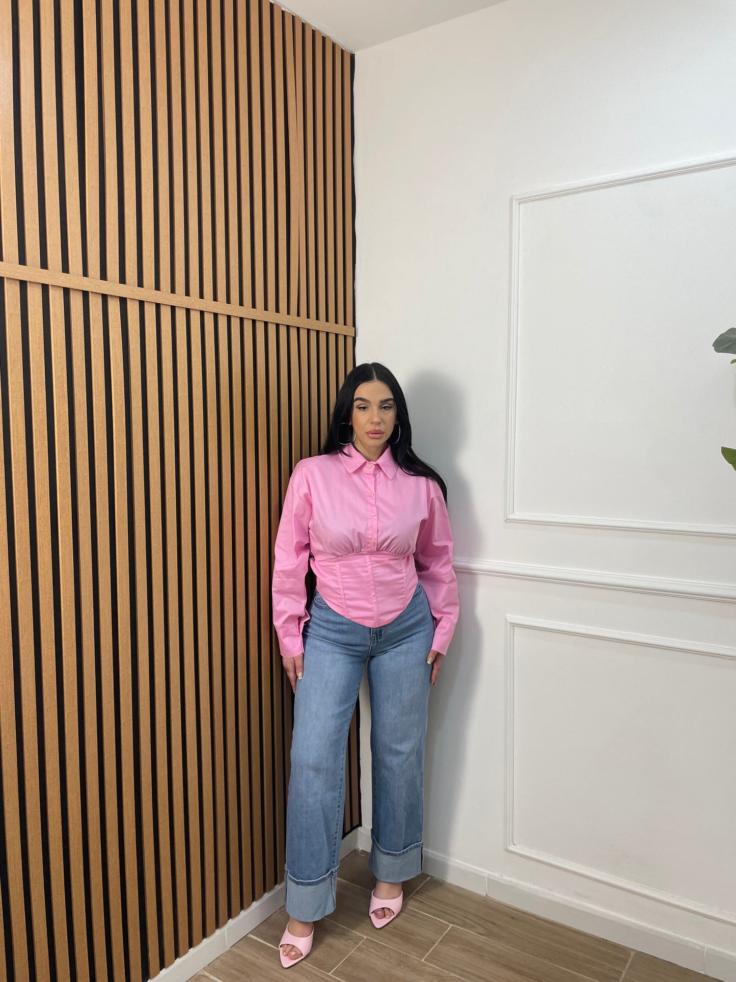 Jeans Barbie risvolto