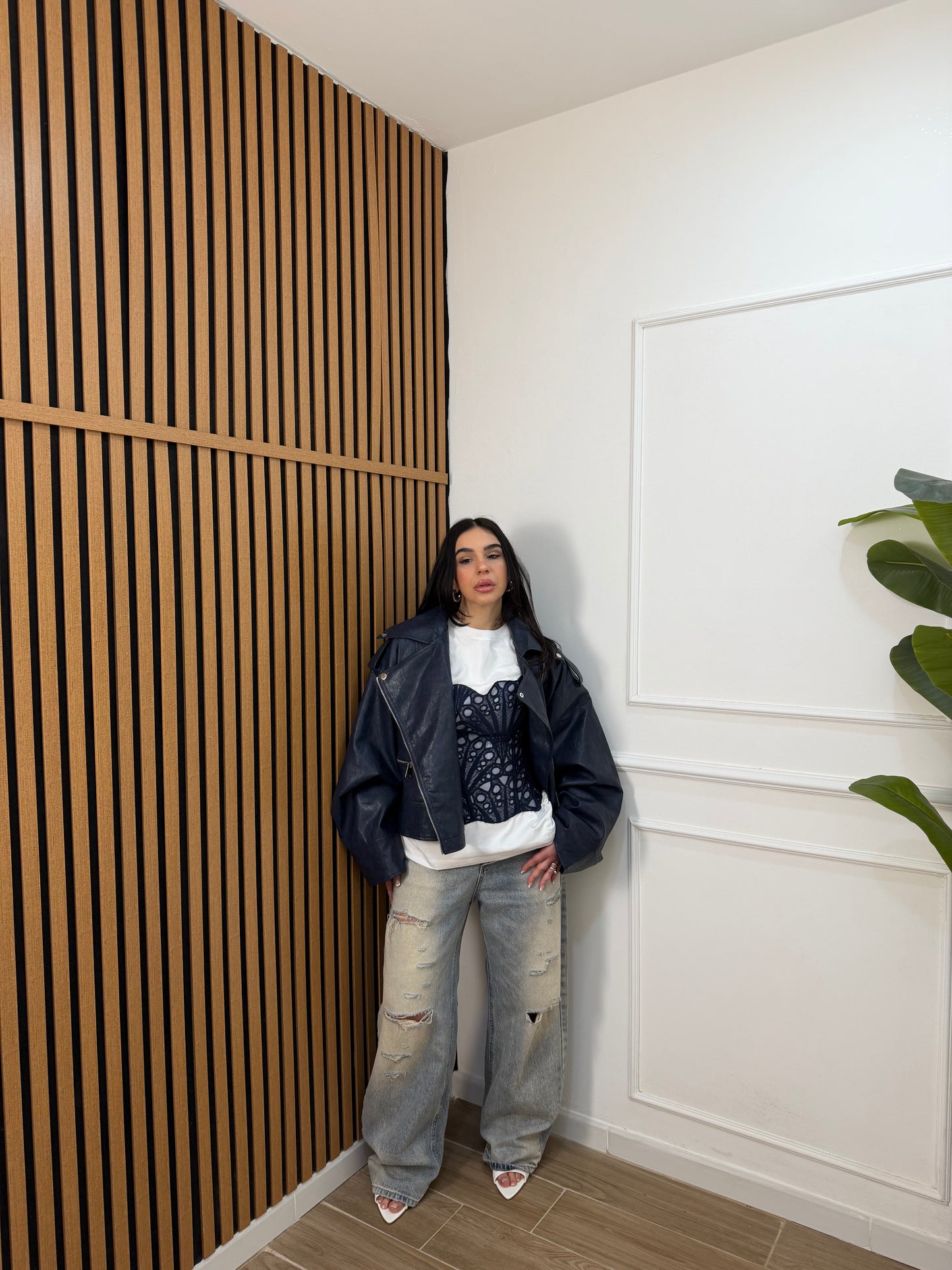 Jeans sabbia tagli