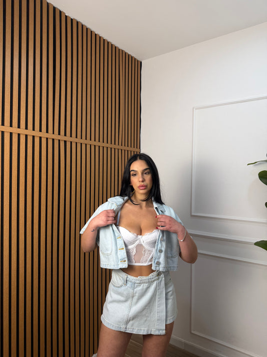 Bralette cielo Bianca