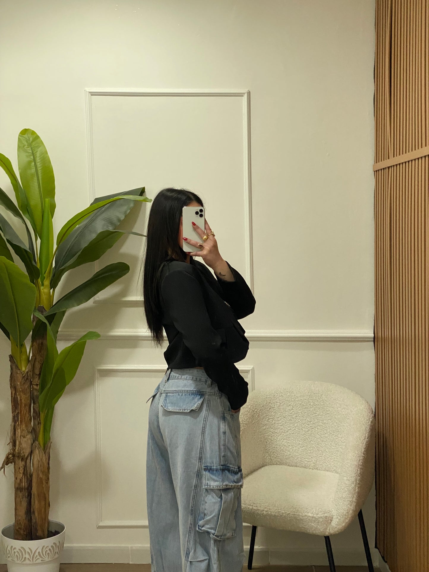 Jeans balloon tasche