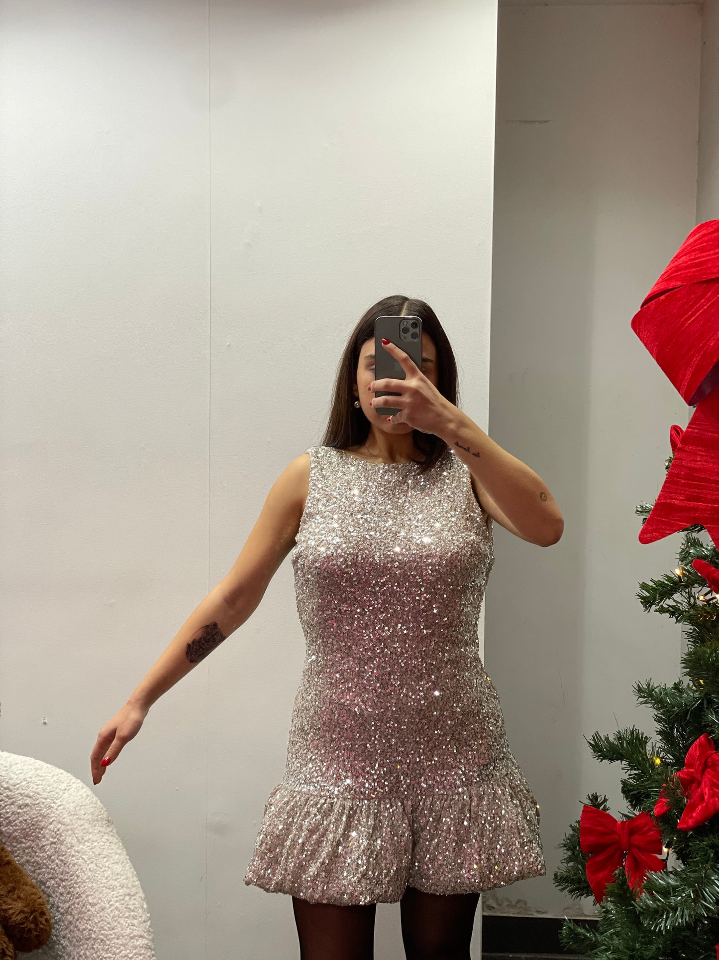 Tubino paillettes ballon