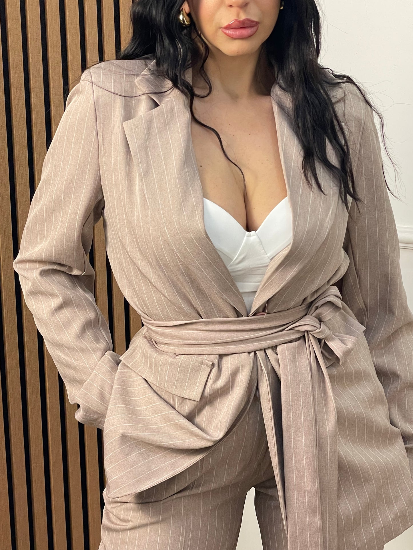 Tailleur gessato Alessia