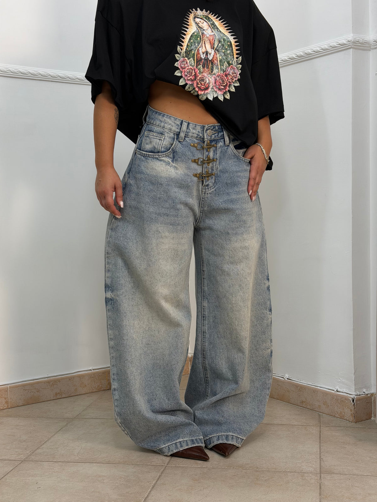 Jeans balloon ganci