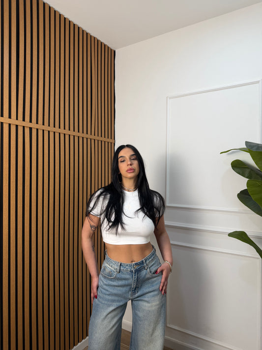 Maglia crop by LUMINA