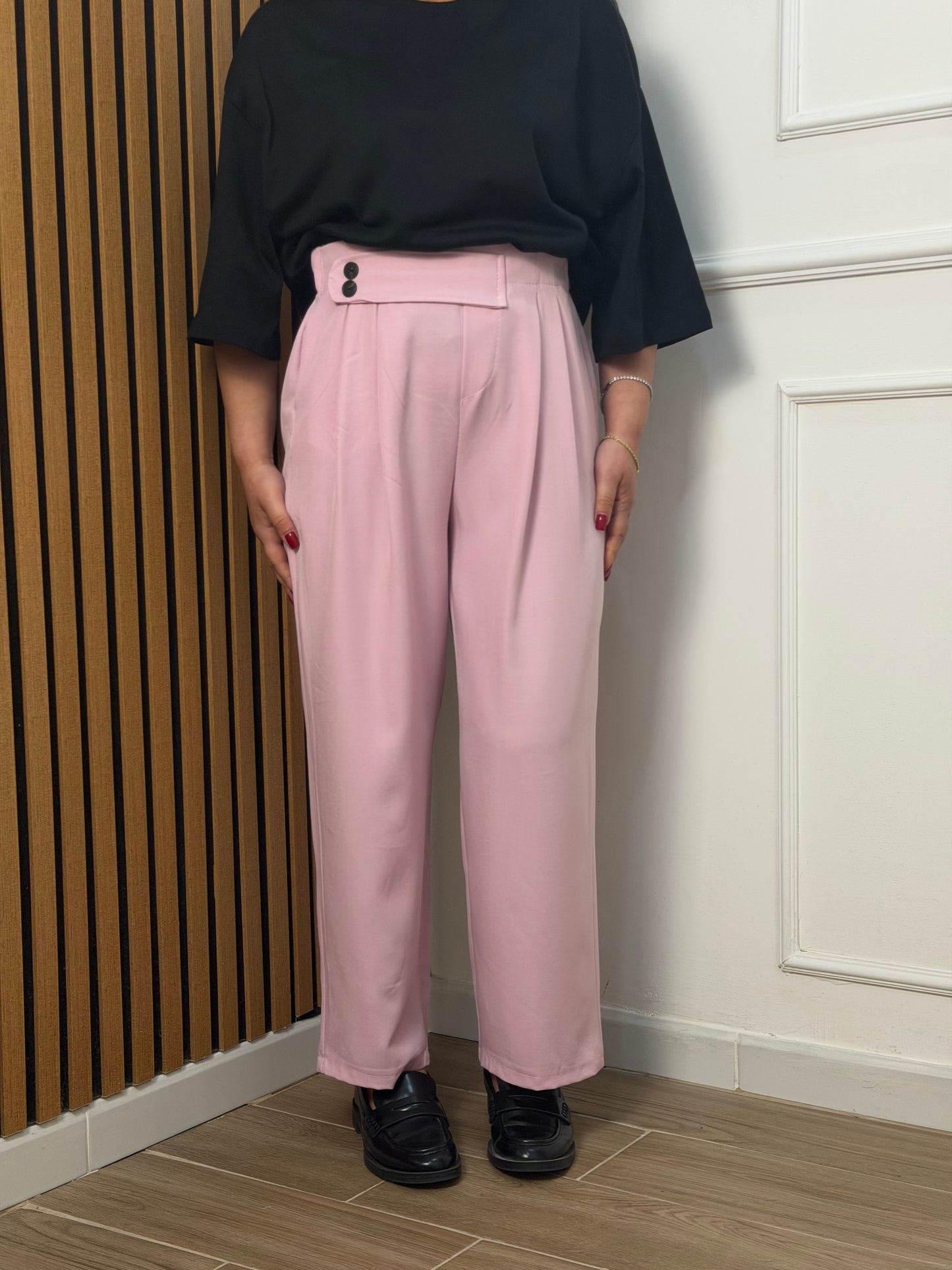 Pantalone bottoncini laterale